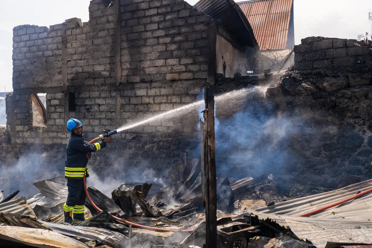 Fire In Goma 