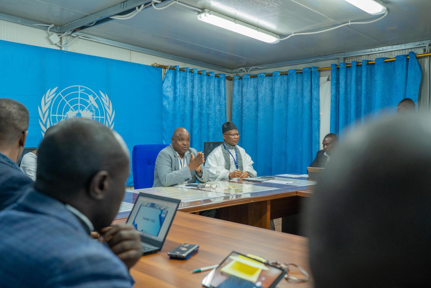Des étudiants de Goma en visite à la MONUSCO pour comprendre le mandat et les priorités de la Mission