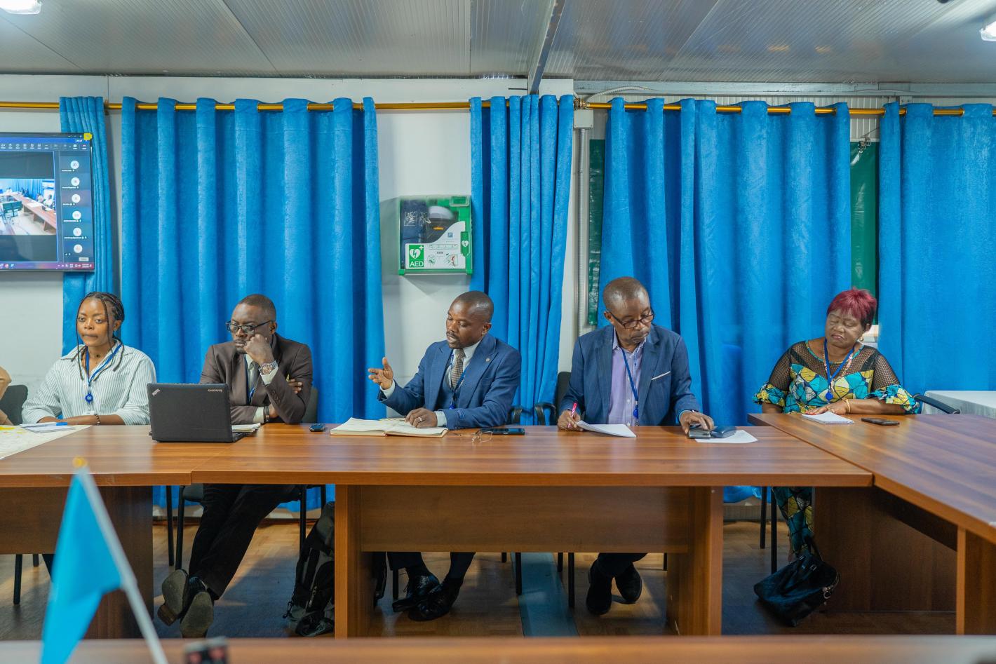 Des étudiants de Goma en visite à la MONUSCO pour comprendre le mandat et les priorités de la Mission
