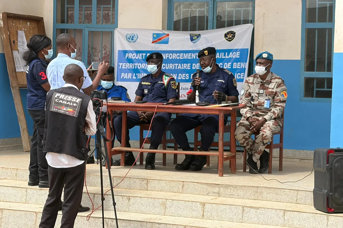 La MONUSCO, à travers sa Police civile (UNPOL), a lancé ce lundi 8 juin un projet ambitieux de renforcement du maillage territorial sécuritaire dans la ville de Beni, chef-lieu provincial provisoire du Nord-Kivu.