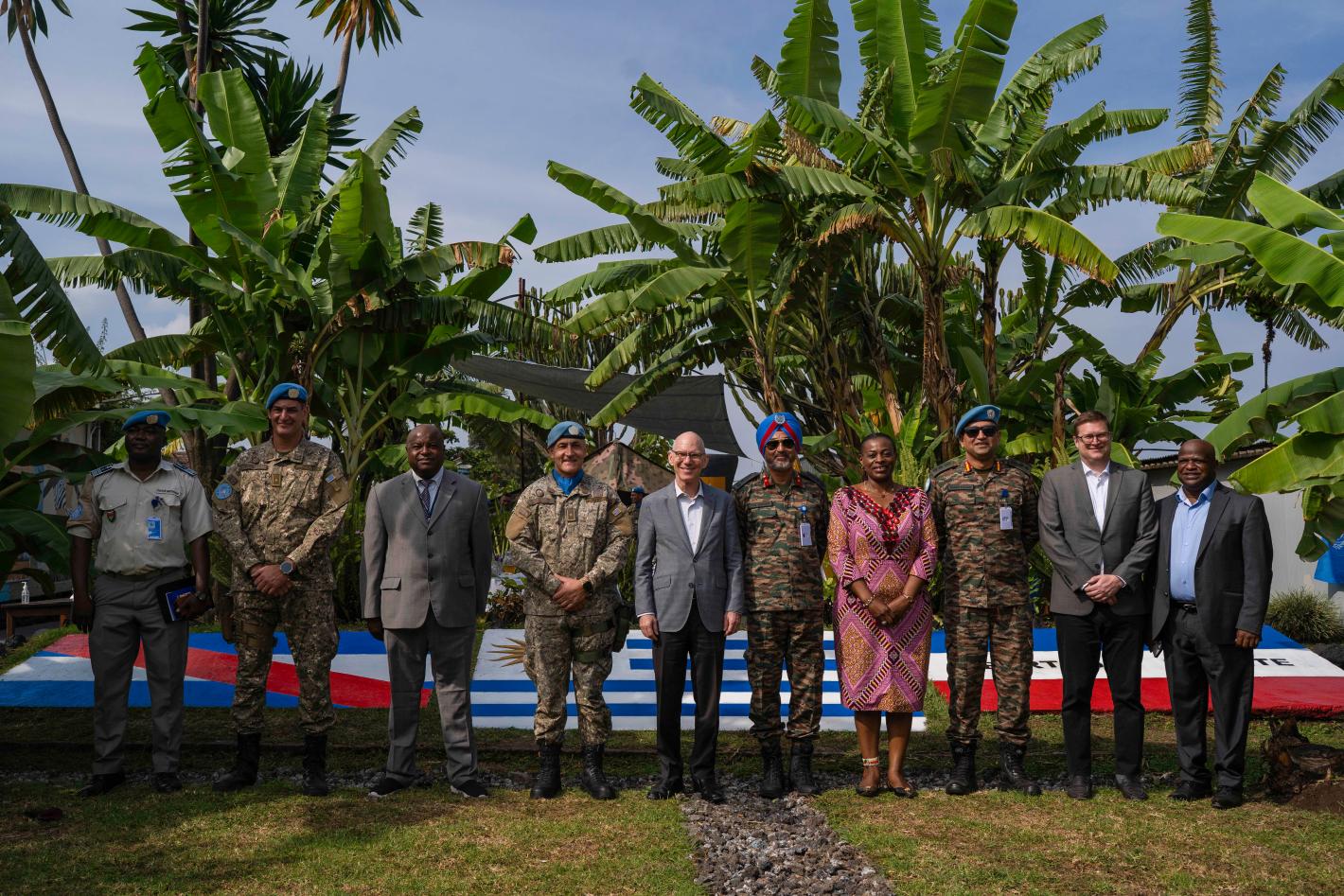 Mr. Swan made a particular point of congratulating Sergeant Matias Reyes, currently deployed with MONUSCO, who was one of the two recipients of the prestigious Mbaye Diagne Medal, awarded on 5 June at United Nations Headquarters in New York.