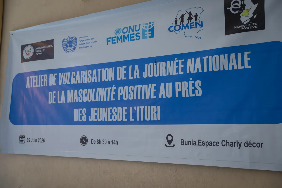 Des jeunes leaders appelés à promouvoir la masculinité positive pour prévenir les violences basées sur le genre