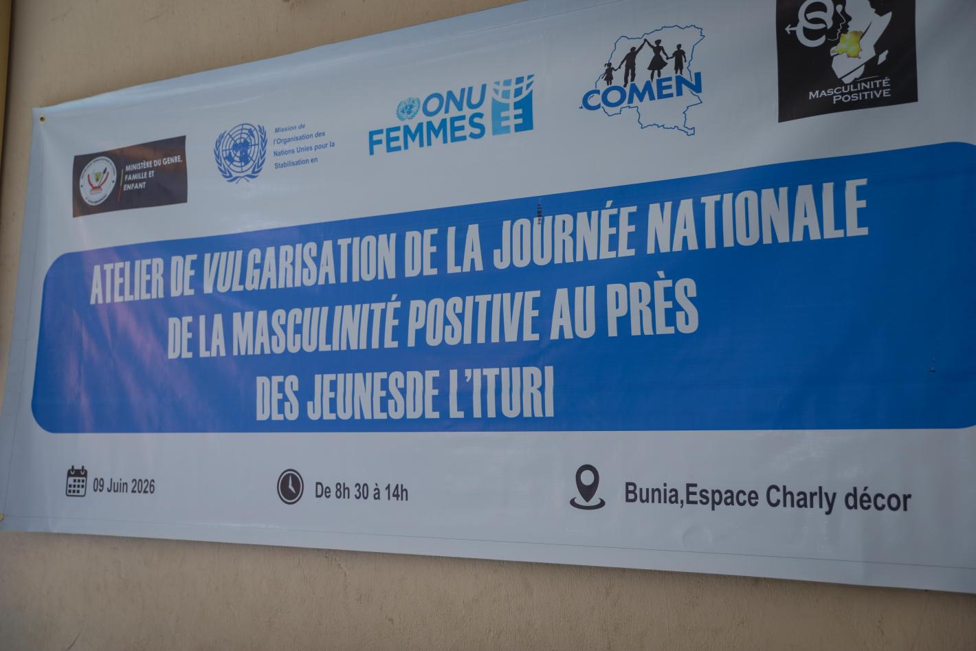 Des jeunes leaders appelés à promouvoir la masculinité positive pour prévenir les violences basées sur le genre