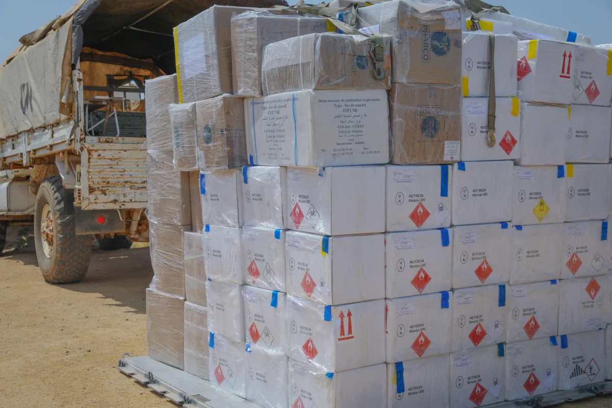 Since the beginning of the outbreak, MONUSCO has supported response efforts by providing ground and air logistical assets to facilitate the transportation of personnel and medical supplies.
