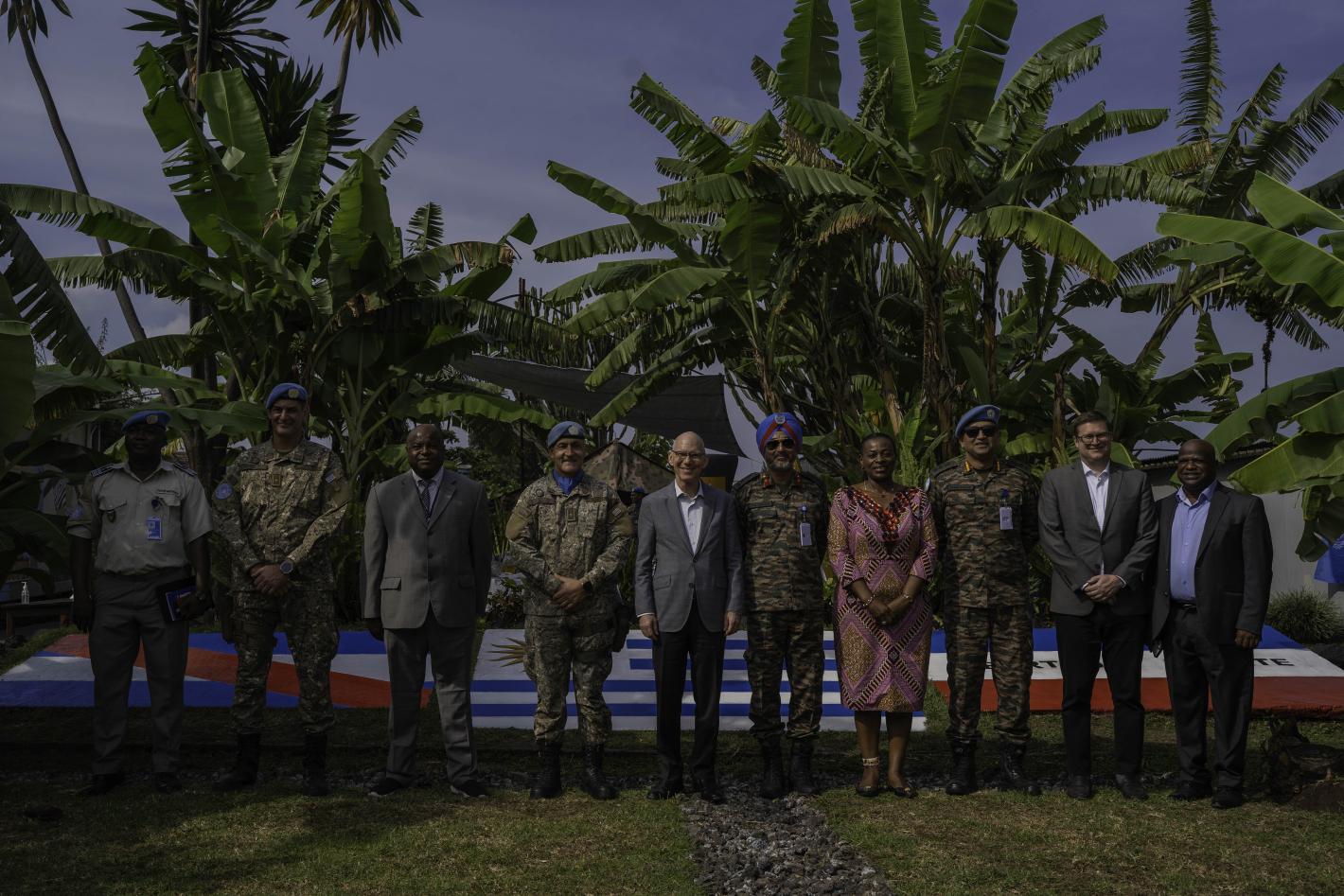 Mr. Swan made a particular point of congratulating Sergeant Matias Reyes, currently deployed with MONUSCO, who was one of the two recipients of the prestigious Mbaye Diagne Medal, awarded on 5 June at United Nations Headquarters in New York.