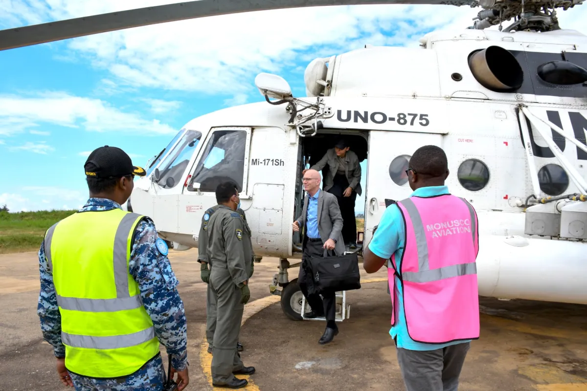 SRSG in Bunia SRSG in Bunia