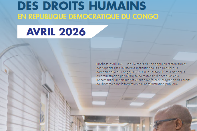 Analyse de la situation des droits de l'homme en RDC-Avril 2026