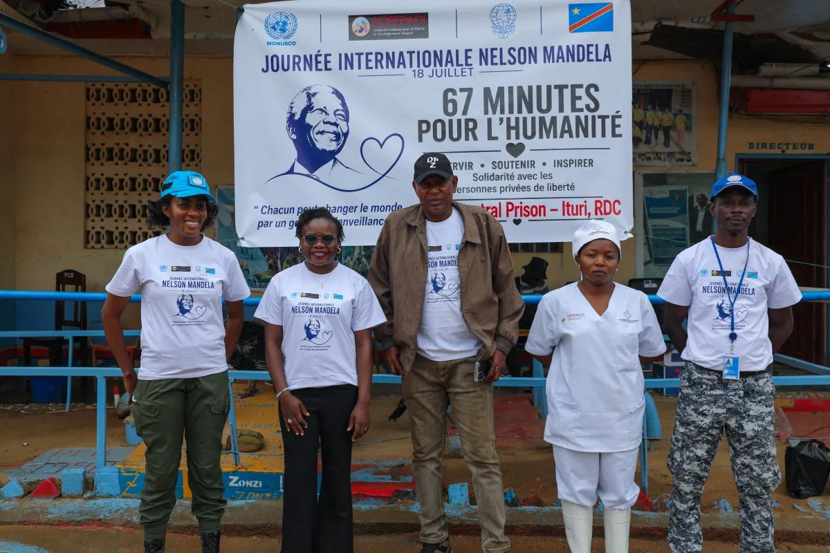 Malgré le contexte marqué par l'épidémie d'Ebola en Ituri, les activités ont été adaptées afin de respecter les mesures de prévention tout en maintenant ce rendez-vous annuel inspiré par l'héritage de Nelson Mandela, lui-même détenu pendant 27 ans avant de devenir un symbole mondial de paix, de justice et de réconciliation.
