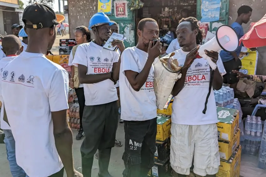 En Ituri, d’anciens combattants mobilisés contre Ebola grâce à l’appui de la MONUSCO
