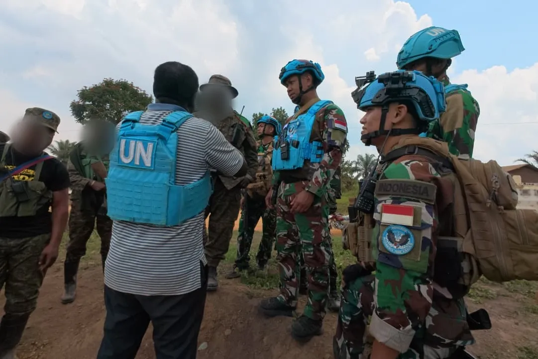 Alertées par des relais locaux de la situation à Bamande, deux équipes de réaction du contingent indonésien de la MONUSCO ont été dépêchées sur place à partir de la base opérationnelle permanente de Komanda.