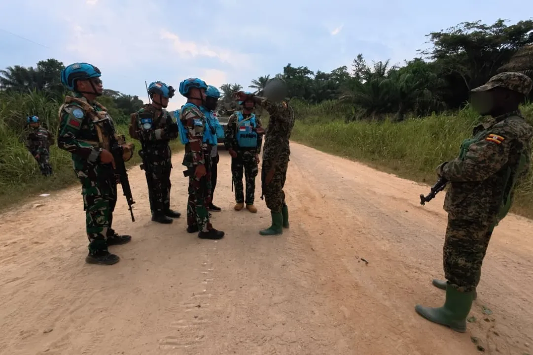 Alertées par des relais locaux de la situation à Bamande, deux équipes de réaction du contingent indonésien de la MONUSCO ont été dépêchées sur place à partir de la base opérationnelle permanente de Komanda.