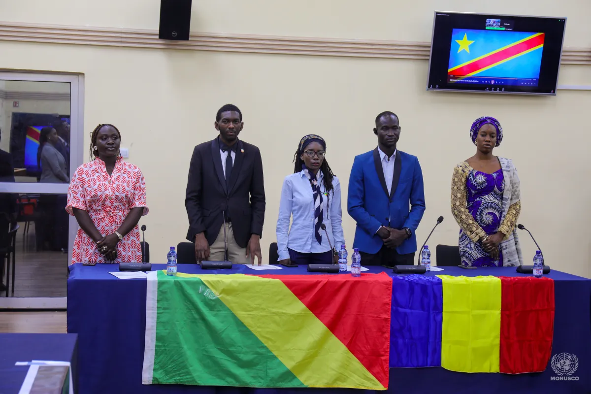 Des délégués venus de Côte d’Ivoire, du Tchad, de Centrafrique et du Congo-Brazzaville ont pris part au sommet de Kinshasa. L’Organisation ambitionne de fédérer les efforts des jeunes du monde pour arriver à une plus grande participation dans les instances de prise de décision.