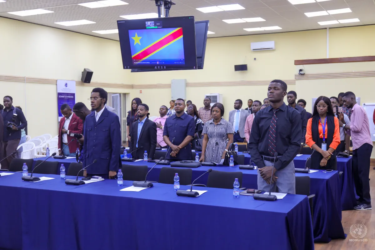 Des délégués venus de Côte d’Ivoire, du Tchad, de Centrafrique et du Congo-Brazzaville ont pris part au sommet de Kinshasa. L’Organisation ambitionne de fédérer les efforts des jeunes du monde pour arriver à une plus grande participation dans les instances de prise de décision.