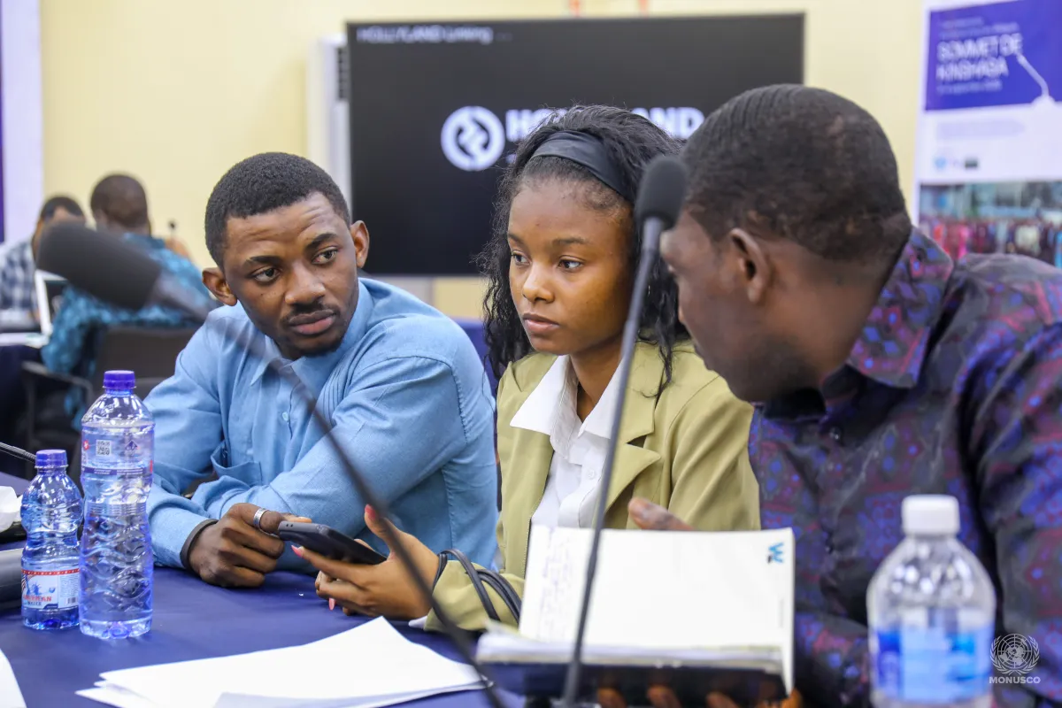 Des délégués venus de Côte d’Ivoire, du Tchad, de Centrafrique et du Congo-Brazzaville ont pris part au sommet de Kinshasa. L’Organisation ambitionne de fédérer les efforts des jeunes du monde pour arriver à une plus grande participation dans les instances de prise de décision.