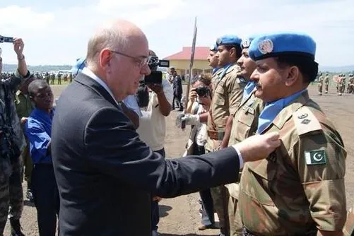 Bukavu: SRSG Roger Meece Attends Pakistan Contingent’s Medal Parade ...