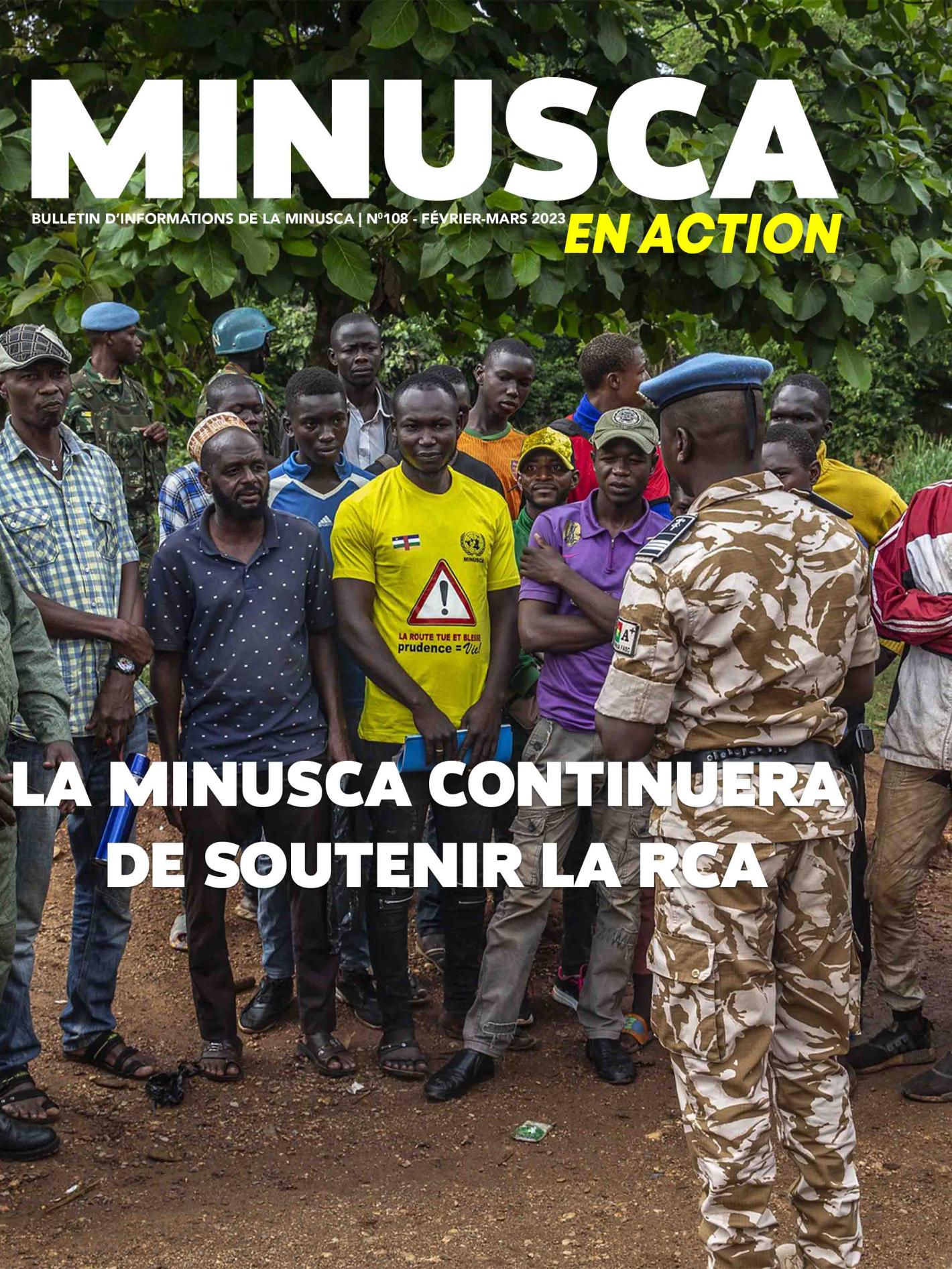 Couverture du bulletin d'information.