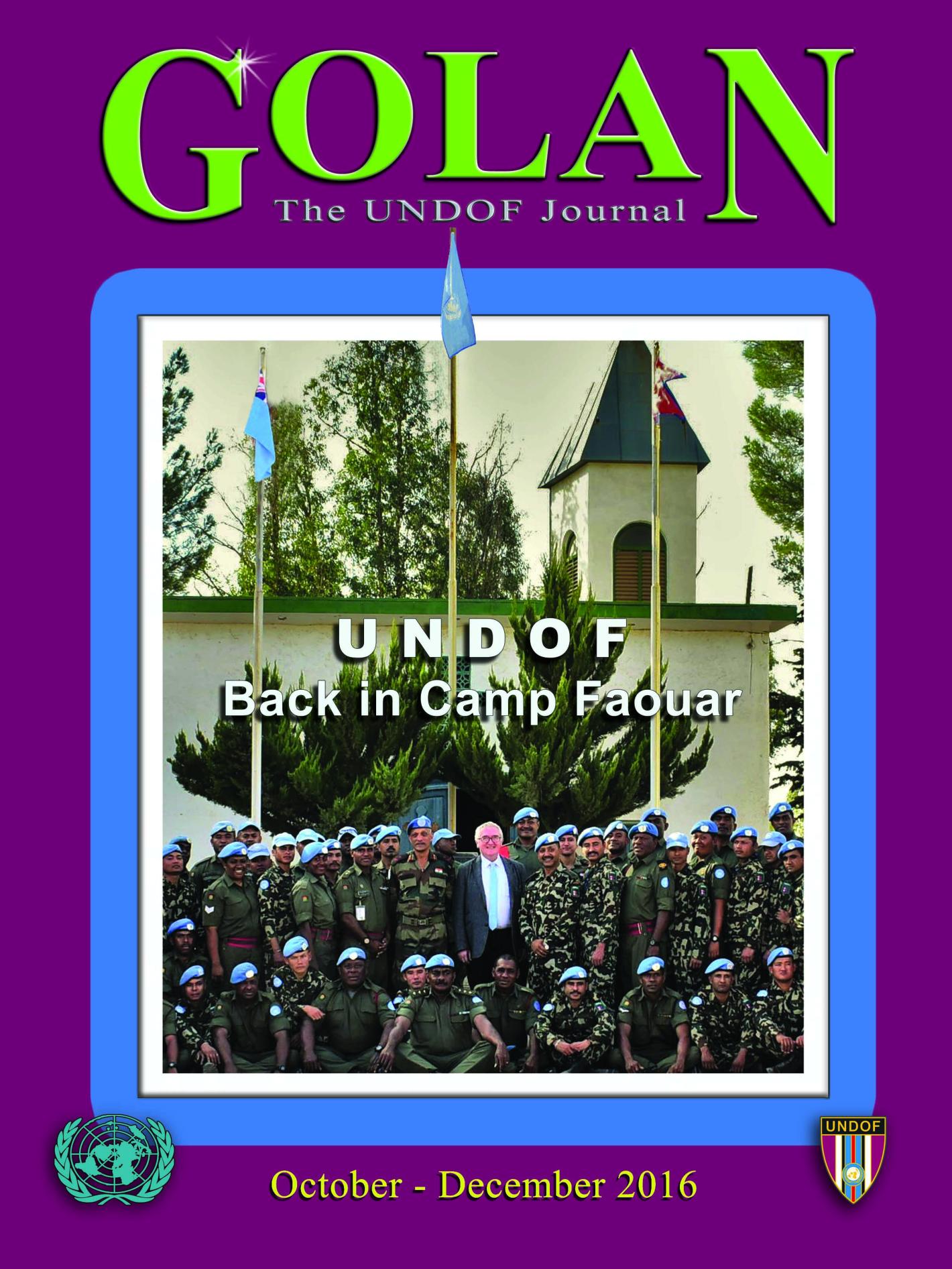 Golan Journal 149, October- December 2016