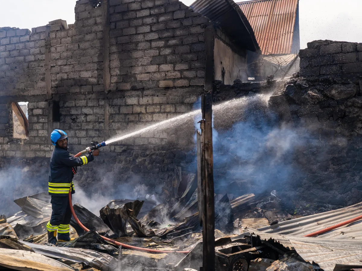 Fire In Goma Fire In Goma