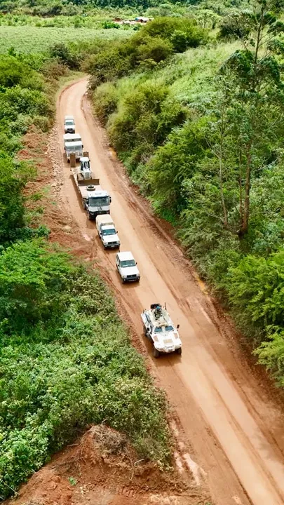 MONUSCO strengthens support and establishes a mobile military Base in Mongbwalu to secure health operations