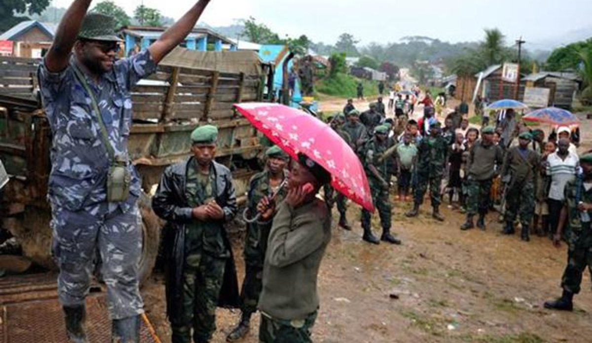 Wanted for crimes against humanity, the rebel Sheka surrendered to MONUSCO today in North Kivu