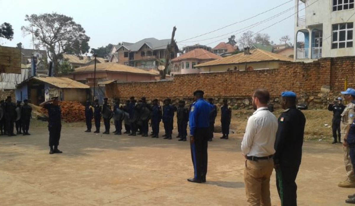 Bukavu: Conclusion of refresher course for National Police personnel on POMR and PIT