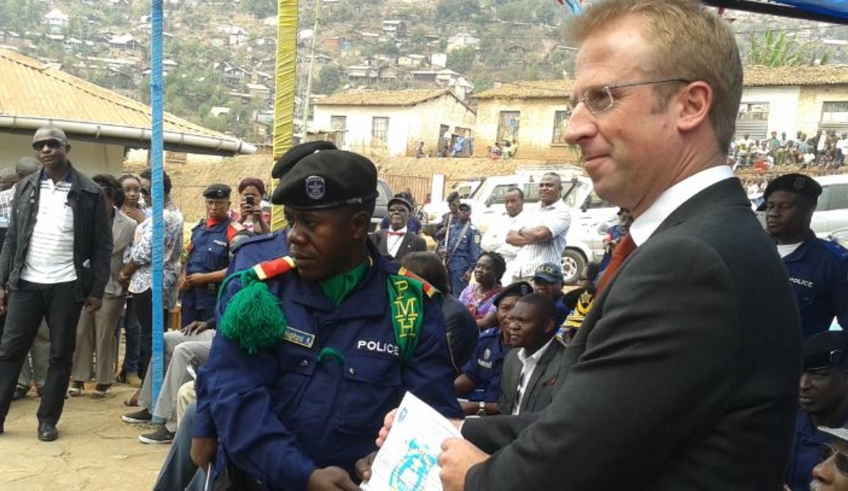 Le personnel de la Police nationale congolaise de Bukavu, formé en Police des mines et Hydrocarbures