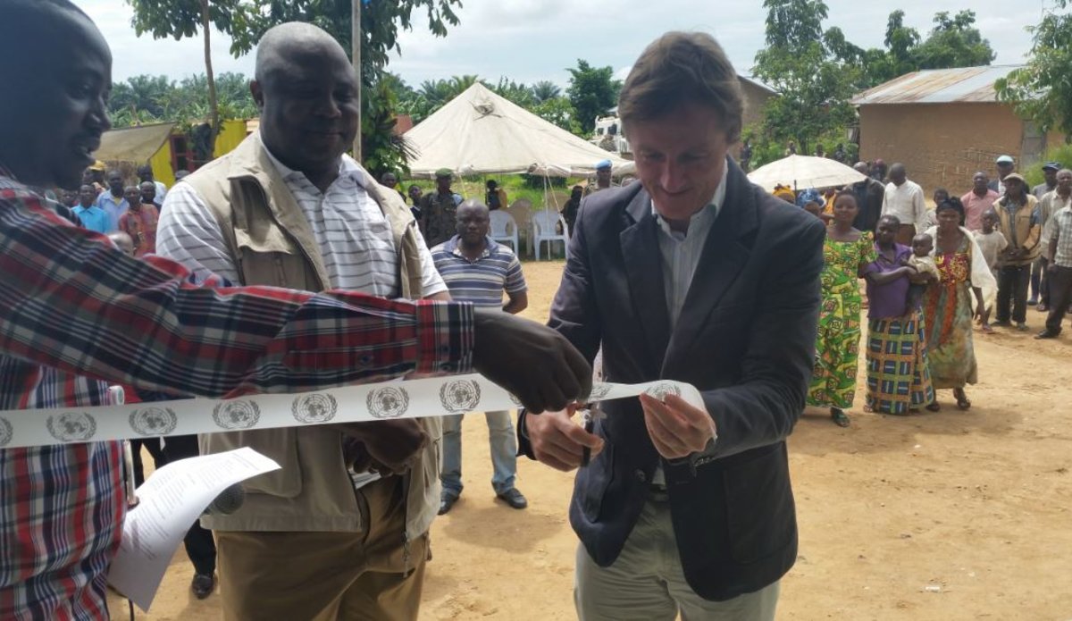 La MONUSCO Beni remet officiellement les clés du bureau administratif du village de Maimoya (Secteur de Beni)