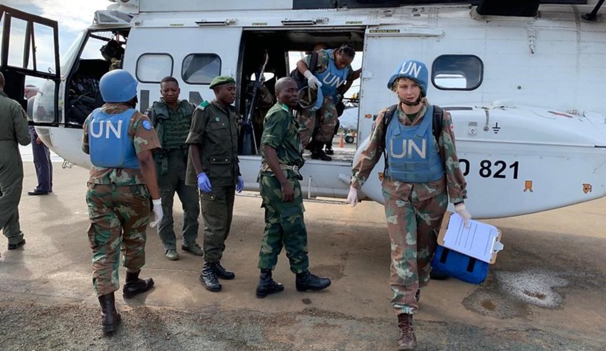 General Thierry Lion in Beni: '' We are amidst sovereign and unilateral operations, prepared by the FARDC ''. Photo MONUSCO/Force