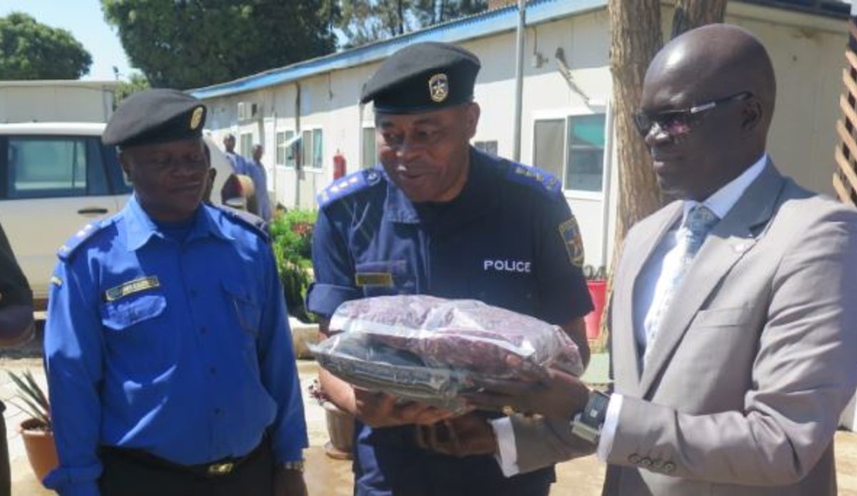 Haut-Katanga: La MONUSCO fait un don en vivres à la Police nationale congolaise