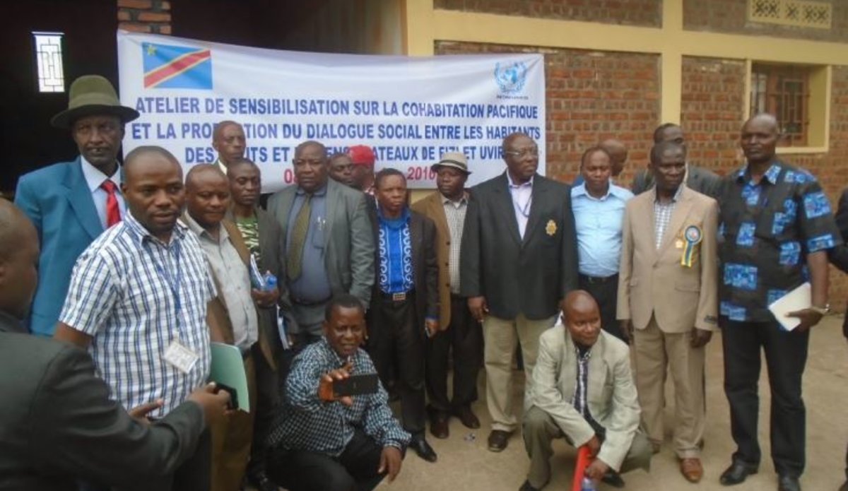 La MONUSCO facilite la cohabitation pacifique et le dialogue social entre Babembe et Banyamulenge du Sud Kivu