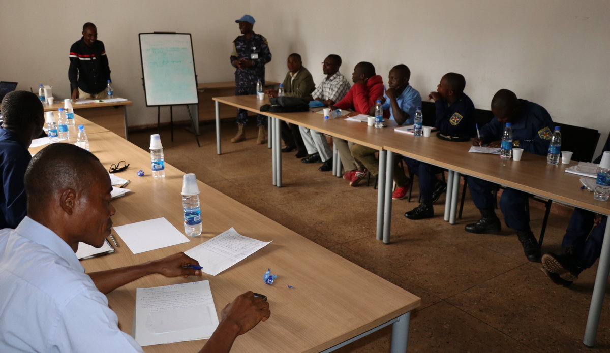 La Police des Nations Unies (UNPOL) poursuit le renforcement des capacités des OPJ à Bukavu