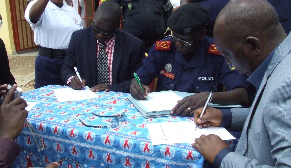Inauguration of Congolese National Police (PNC) Health Centre constructed by MONUSCO in Rutshuru