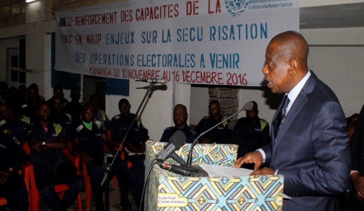 La MONUSCO forme 500 agents de la Police nationale congolaise dans le Kasaï oriental