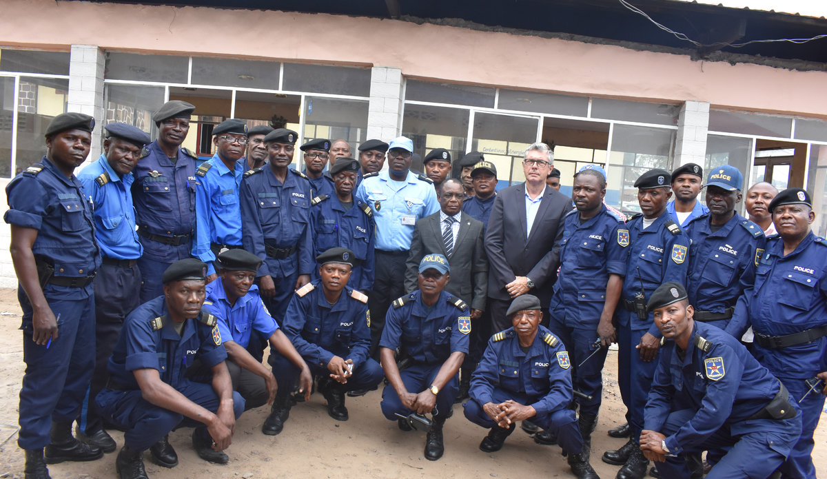 La MONUSCO et la France appuient la Police Nationale Congolaise pour l’utilisation de fichiers criminels. Photo MONUSCO/UNPOL