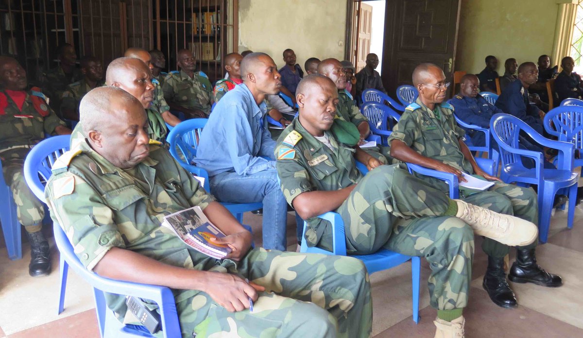 Uvira : Des Officiers militaires des FARDC et de la Police Congolaise sensibilisés sur la sécurité et la protection des femmes.