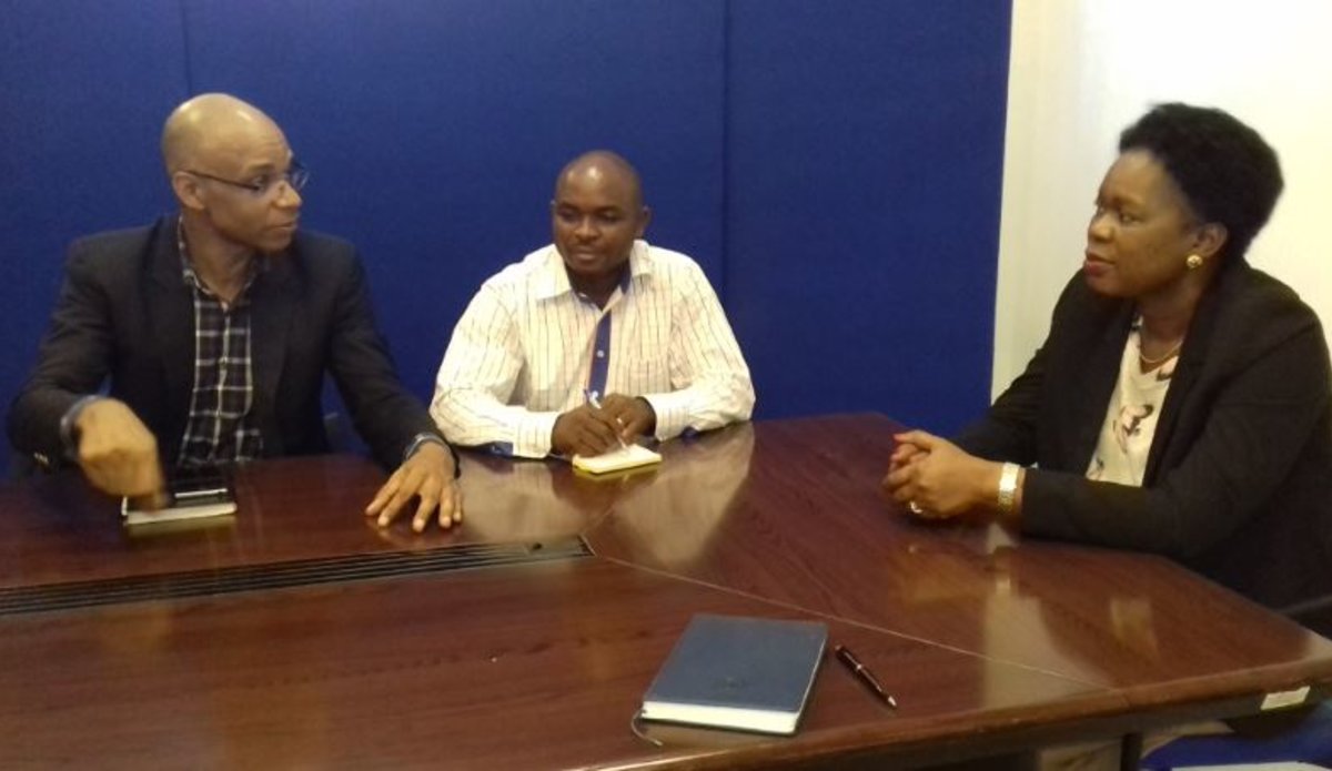 Le nouveau Gouverneur élu dans la province du Bas-Uélé rencontre la cheffe de Bureau MONUSCO