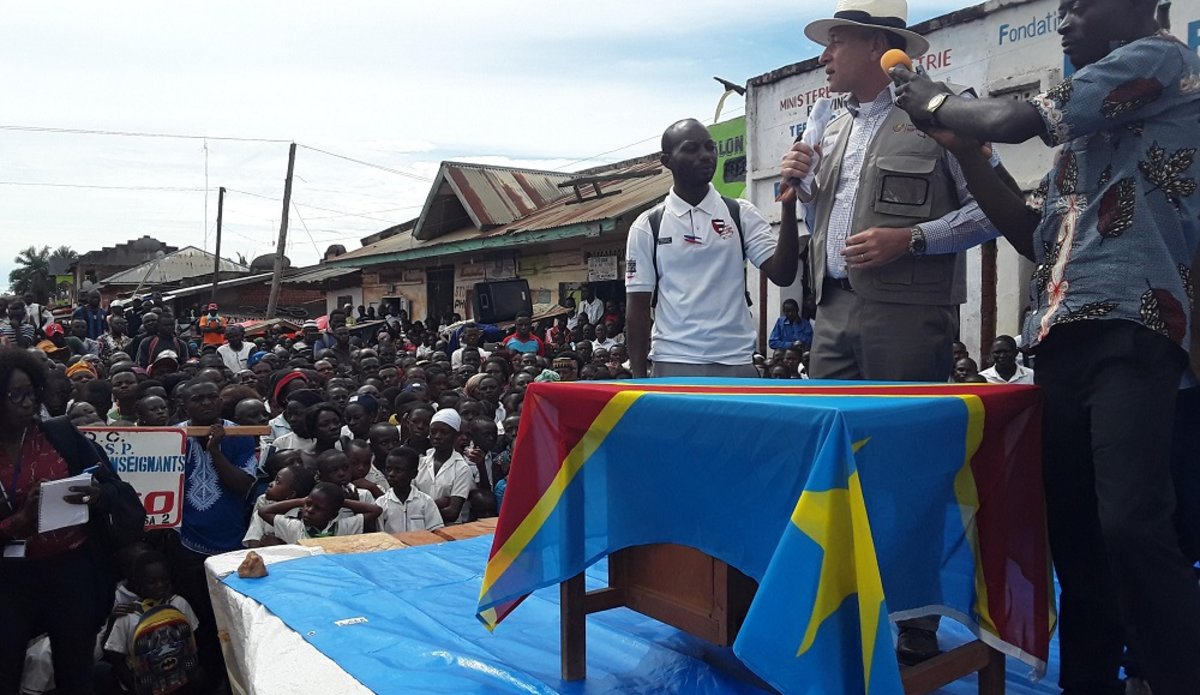 La MONUSCO poursuit son appui à la lutte contre Ebola en Ituri. Photo MONUSCO/Isaac Remo Yope