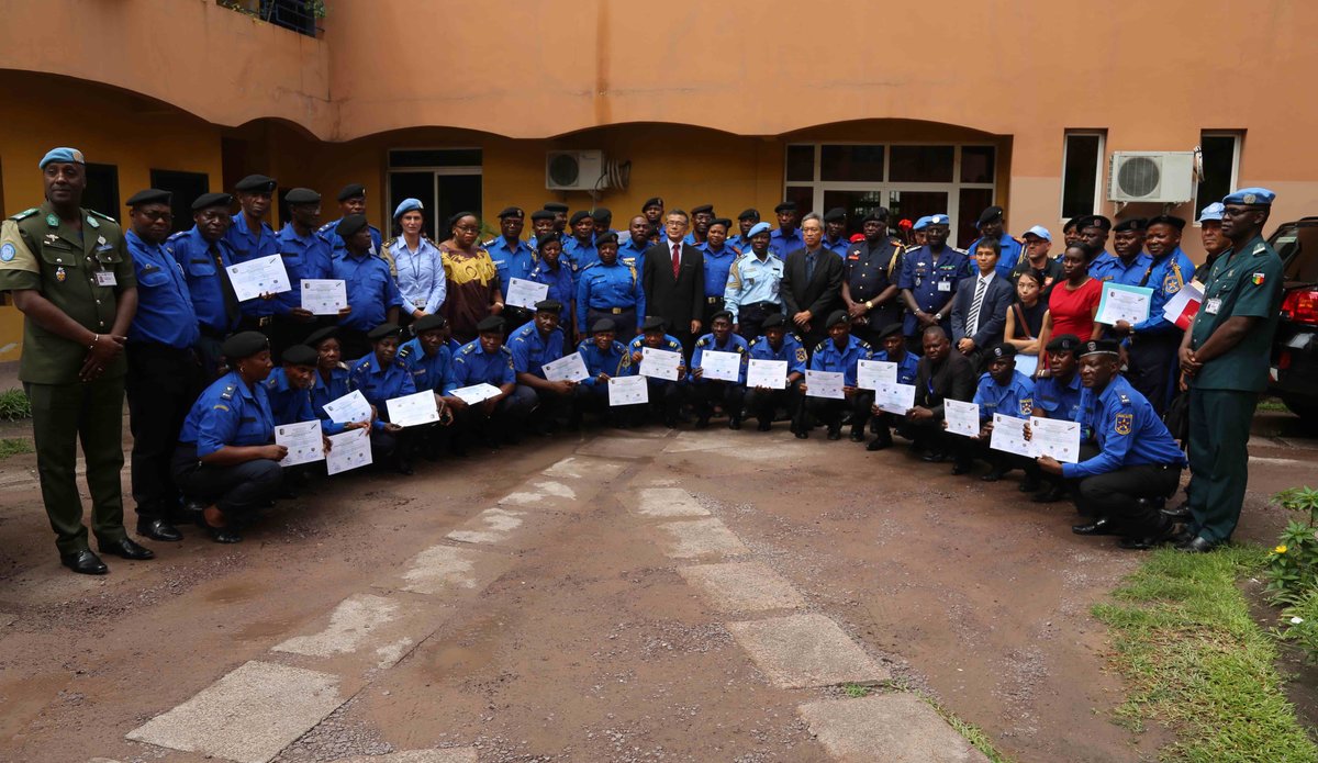 Fin de la session de Formation de Formateurs de la Police congolaise