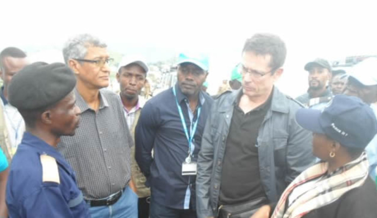 Le Sous-Secrétaire général de l'ONU chargé des Droits de l’Homme visite le camp des refugies burundais de Lusenda