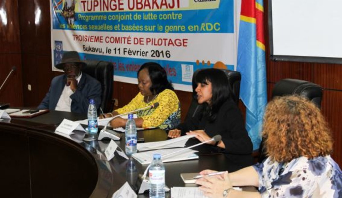 Sud Kivu: Comité de pilotage du Programme Conjoint de lutte contre l’impunité des violences sexuelles 