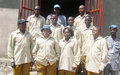 La MONUSCO offre des uniformes aux surveillants de la Prison de Bunia