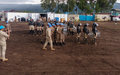 La Police des Nations Unies et la Force de la MONUSCO mutualisent les entraînements pour la gestion commune de l’ordre public 