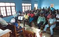 La MONUSCO  organisent une séance de sensibilisation sur la riposte Ebola à l’intention du Personnel judiciaire