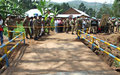 Pakistan Contingent builds a bridge in Panzi, South Kivu