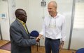 Le Chef du bureau de la MONUSCO Nord-Kivu rencontre le nouveau maire de Goma