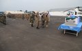 Homage to fallen Pakistani Blue Helmet in Goma