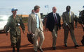 Roger A. Meece acquaints himself with the security situation in eastern DRC  