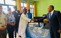 Bukavu : la MONUSCO fournit un important lot d’équipement informatique à la PNC