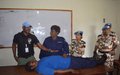 La MONUSCO appuie l’Ecole de Police de Bunia pour former aux gestes pratiques d’intervention