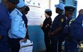 Lancement de la campagne d’affichage des “Dix règles d’or » de la Police à Bunia en Ituri